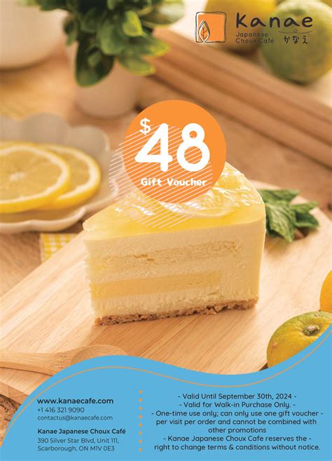 Kanae $48 Cafe Coupon - Worksheets Library
