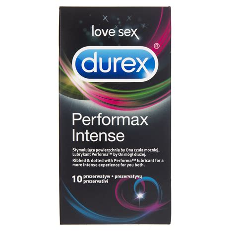 Durex prezerwatywy Performax Intense - 10 sztuk Dla Gentlemana