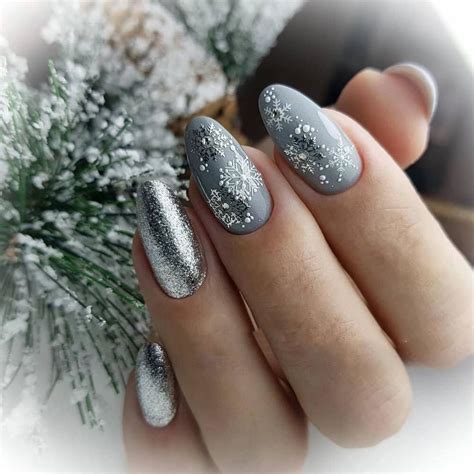 Ногти Дизайн Новинки 2023 Снежинки — Richnail.ru