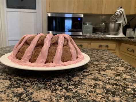 Hacked and Twisted Nothing Bundt Cake White Chocolate Raspberry Cake