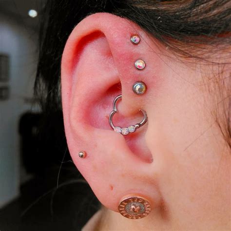 Triple Helix Ear Piercing Pain