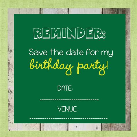 Save the Date Cards for Birthday Save the Date Templates Free | BirthdayBuzz