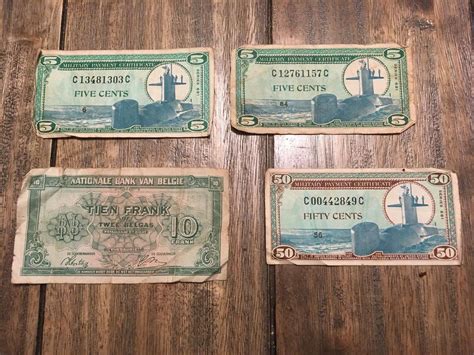 Vintage MILITARY PAYMENT CERTIFICATE SERIES 681 LOT | #1915194459