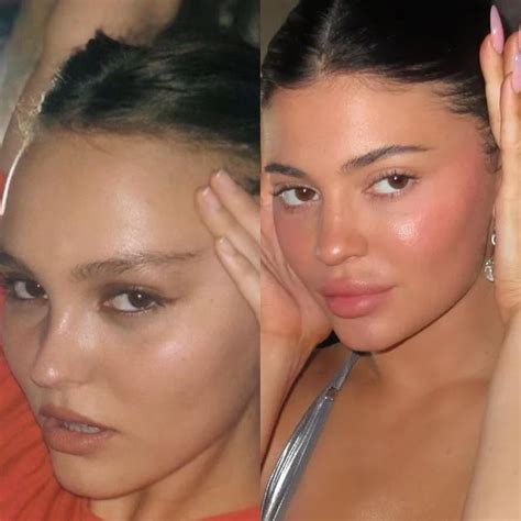 What are your thoughts on this? Lily Rose Depp and Kylie similarities
