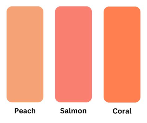 75 Shades Of Peach Color (Names, HEX, RGB, CMYK Codes) In, 45% OFF