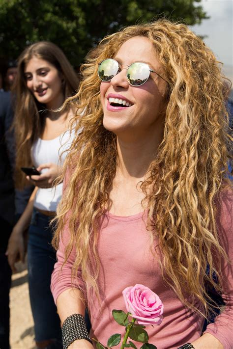 SHAKIRA at Northern Lebanese Mountain Village of Tannourine 07/13/2018 ...