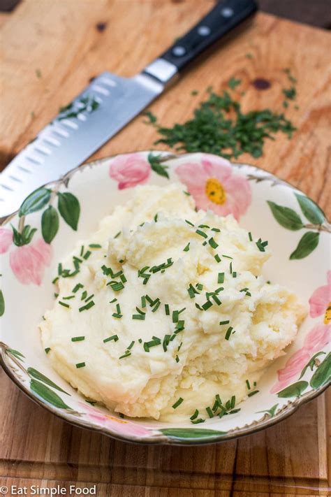 Creamy Mashed Riced Potatoes Recipe / Video - Eat Simple Food