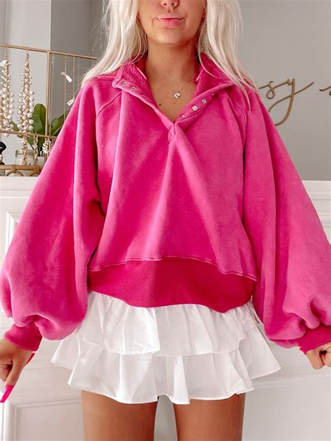 Brynn Pullover Top | Hot Pink | Cute preppy outfits, Casual preppy ...