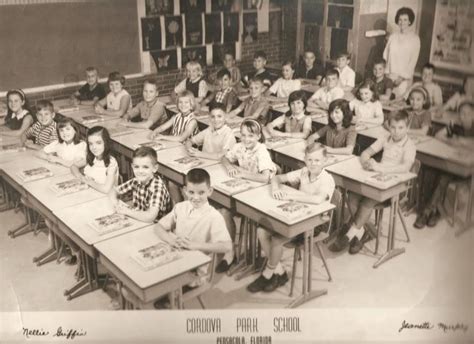 Cordova Park Elementary Pensacola, Florida 1966. Me 2nd row third toward blackboard. Ms Murphy ...