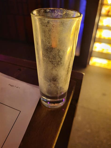 Washing shot glazses : r/bartenders