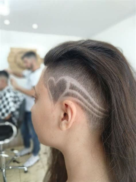 Corte Lateral Feminino Com Desenho - Cortes De Cabelo Feminino Atras Com Desenho - Cortes Cabelo