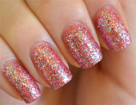 Unhas Com Glitter