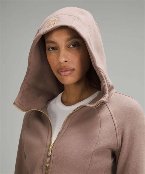 lululemon scuba full zip hoodie taupetastic gold lulu fanatics