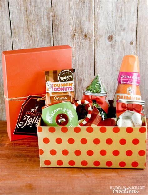 Dunkin Donuts Christmas Gift Basket Idea! Great idea for the coffee and ...